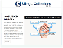 Tablet Screenshot of billingandcollections.com